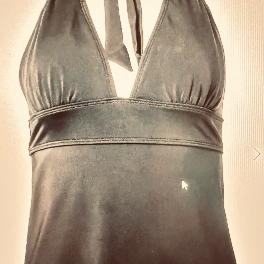 Black Halter Tankini